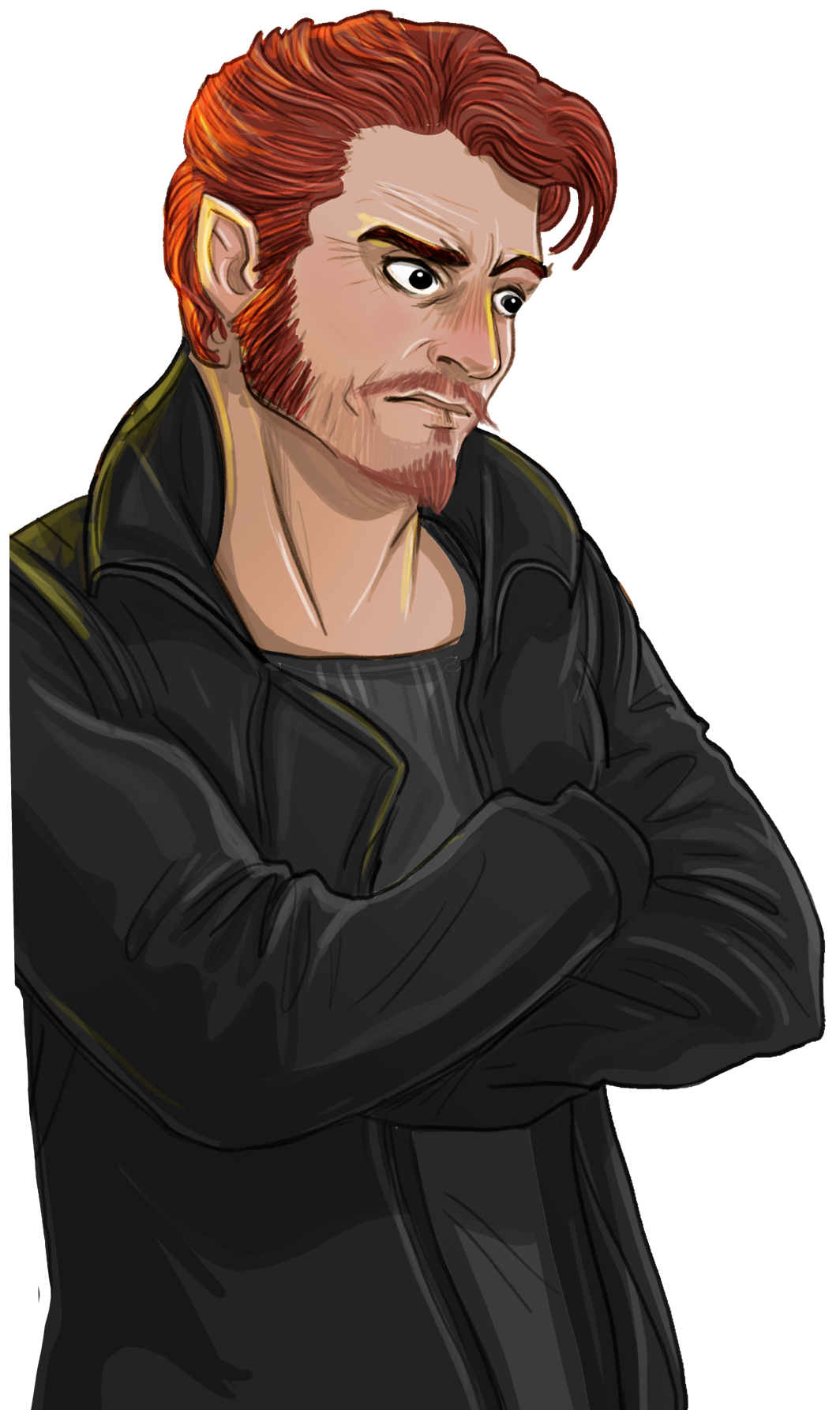 Die gezeichnete Figur von Welf als Mensch aus den Ghostsitter Hörspielen.